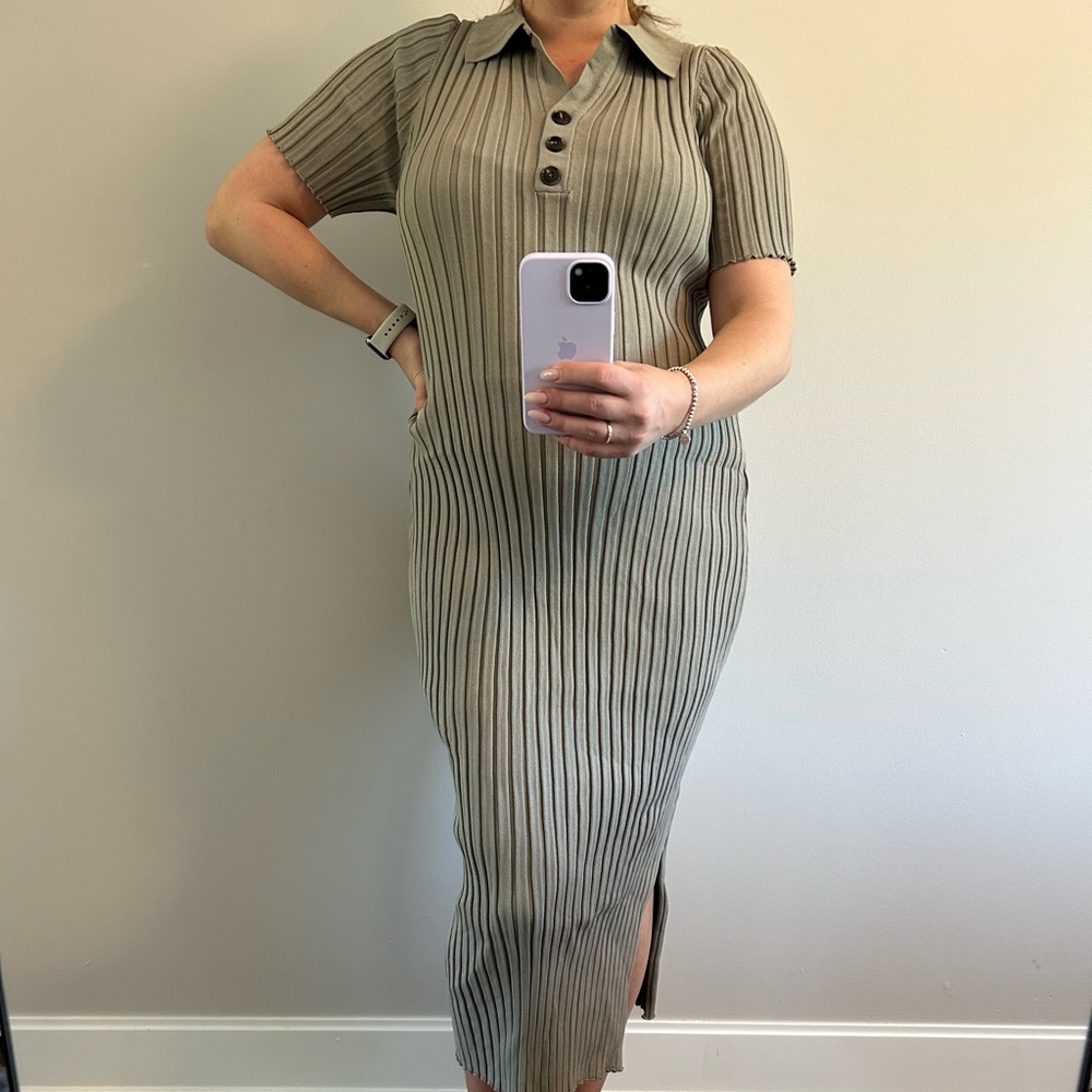 Legoe Heritage - Luxe Polo Dress Saje